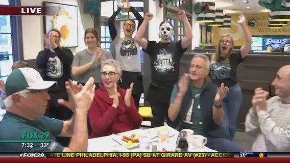 Fans kick off Super Bowl Sunday at Nudy's Cafe