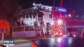 Tacoma fire displaces 2 south sound families