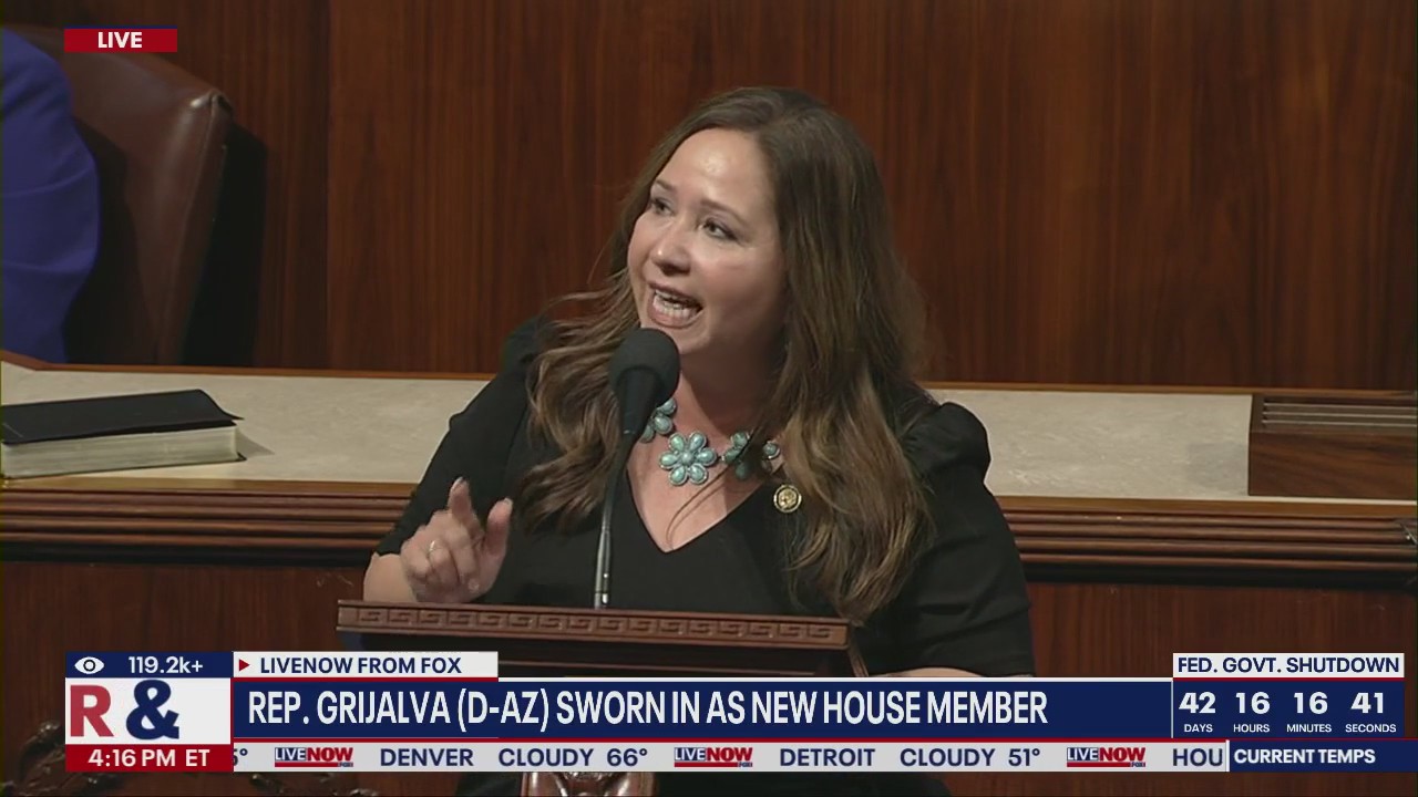 Rep. Grijalva sworn in, paves way for Epstein vote