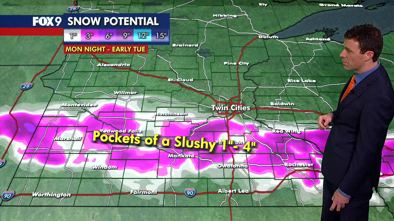 MN weather: Quiet ahead of rain/snow mix for some Monday | FOX 9 ...