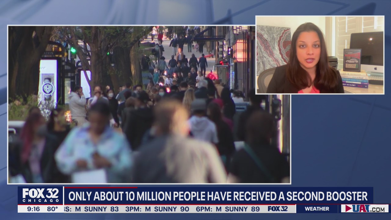 Roughly 10M people have received second COVID booster