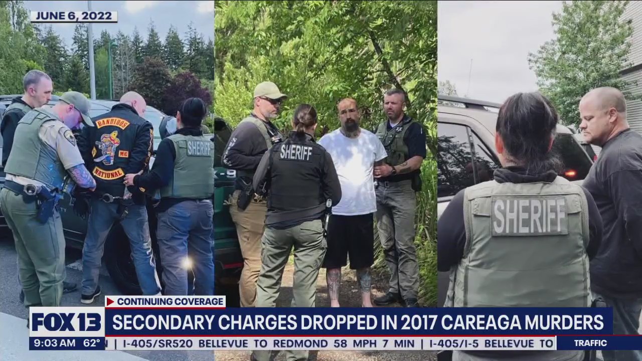 Secondary charges dropped in murders of Careaga family | FOX 13 Seattle