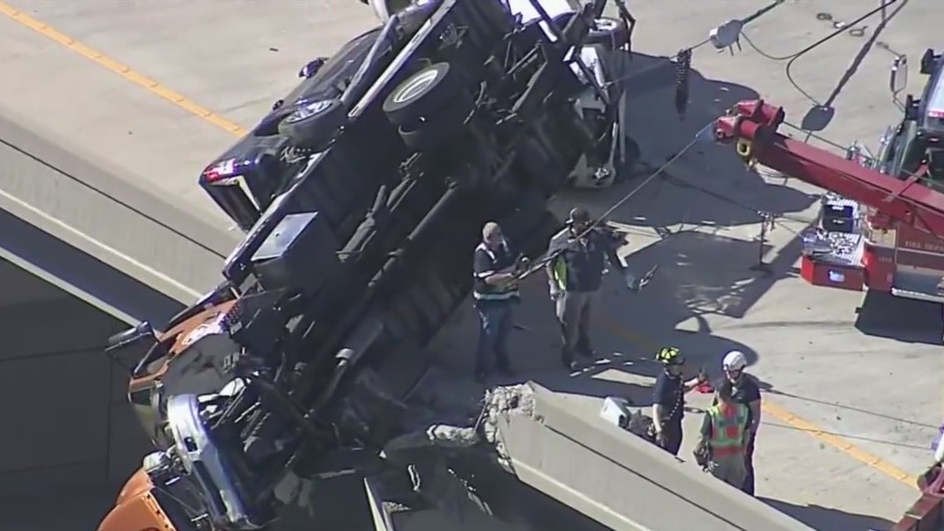 Truck crashes through barrier in North Texas, Senate in session, and more