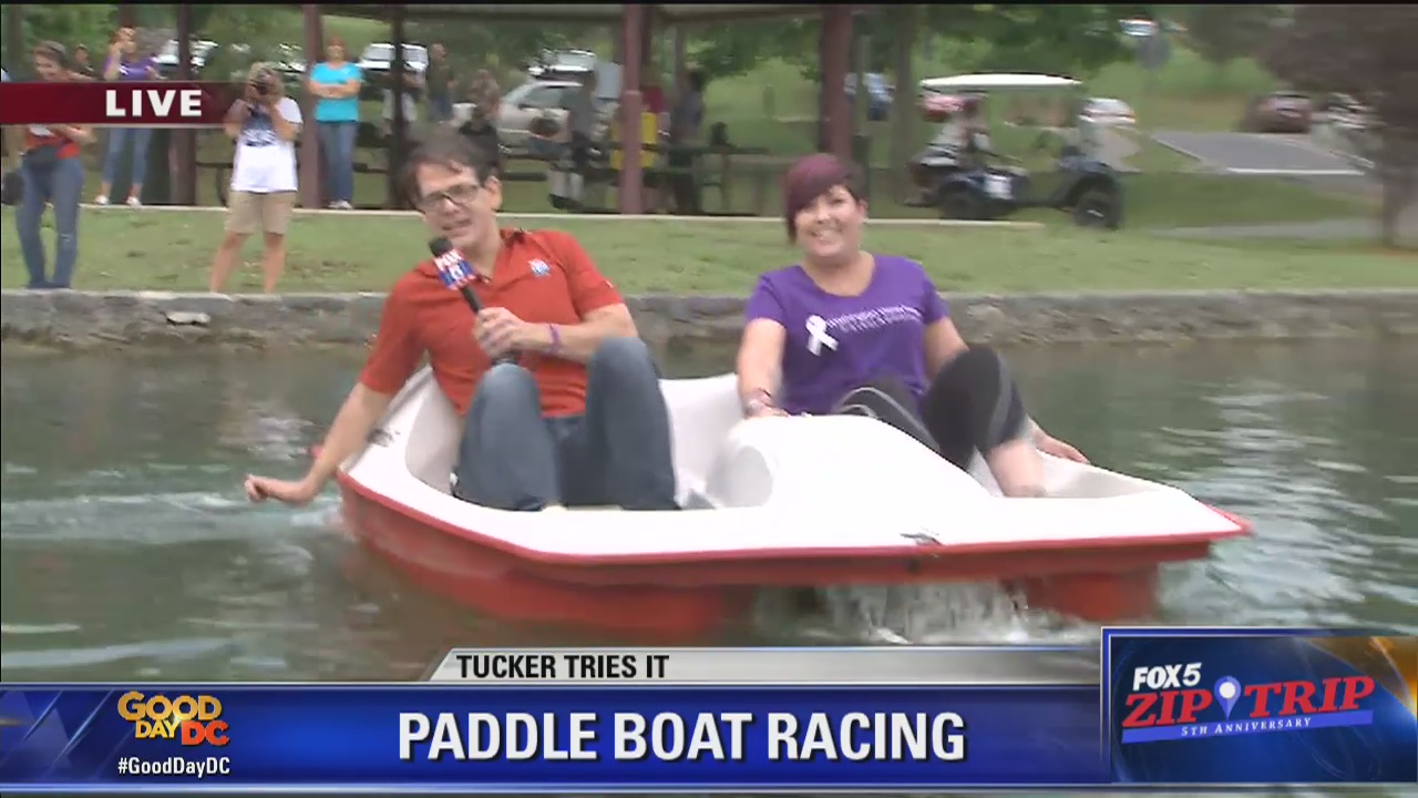 Hagerstown | Zip Trip: Tucker Tries It Paddle Boat Race!