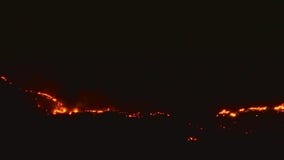 Brush fire appears on South Mountain in Phoenix