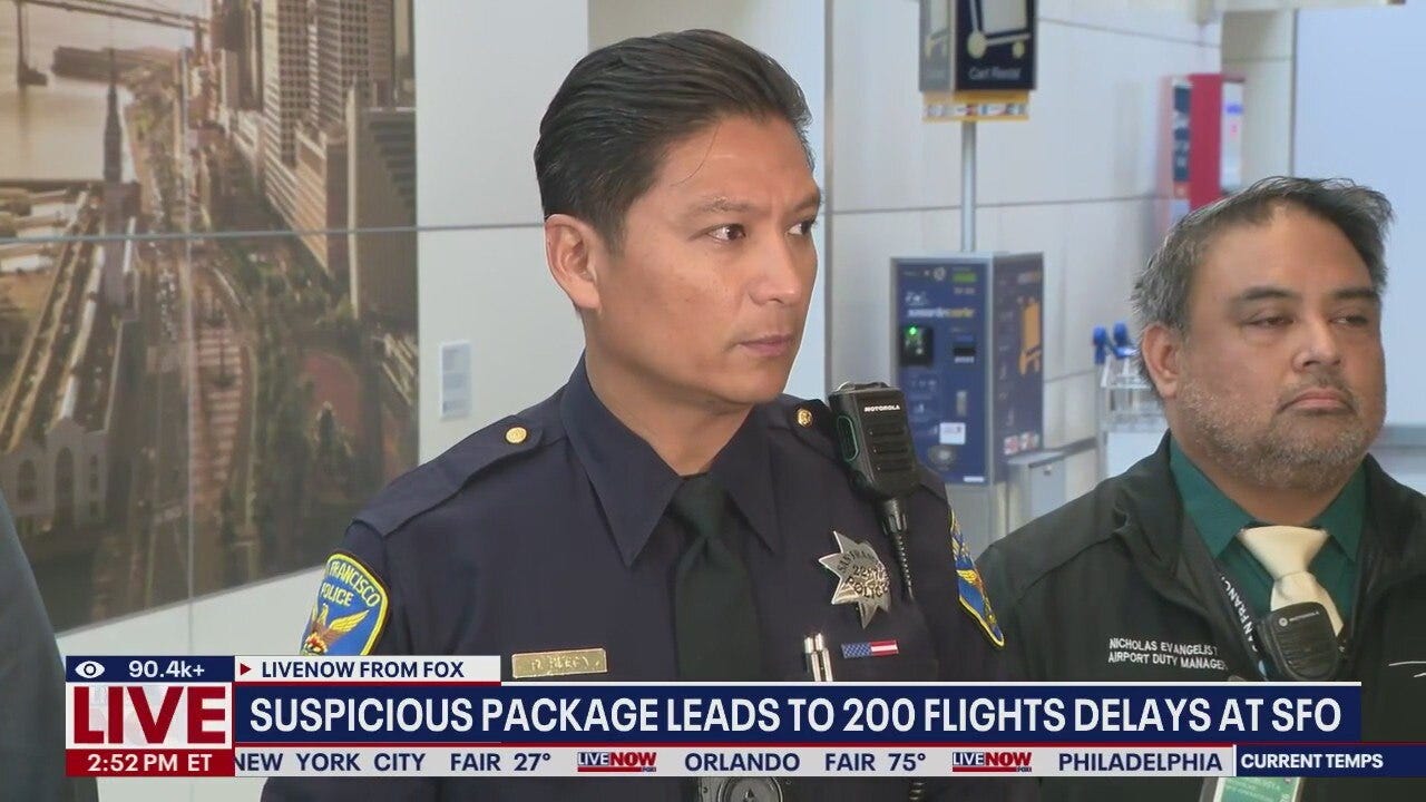 Suspicious package shuts down terminal at SFO