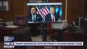 Trump sentenced, gets no penalty in hush money case