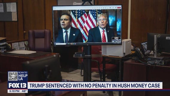 Trump sentenced, gets no penalty in hush money case