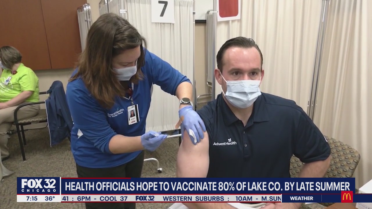 Health officials aim for 80% of Lake County residents to be vaccinated by late summer