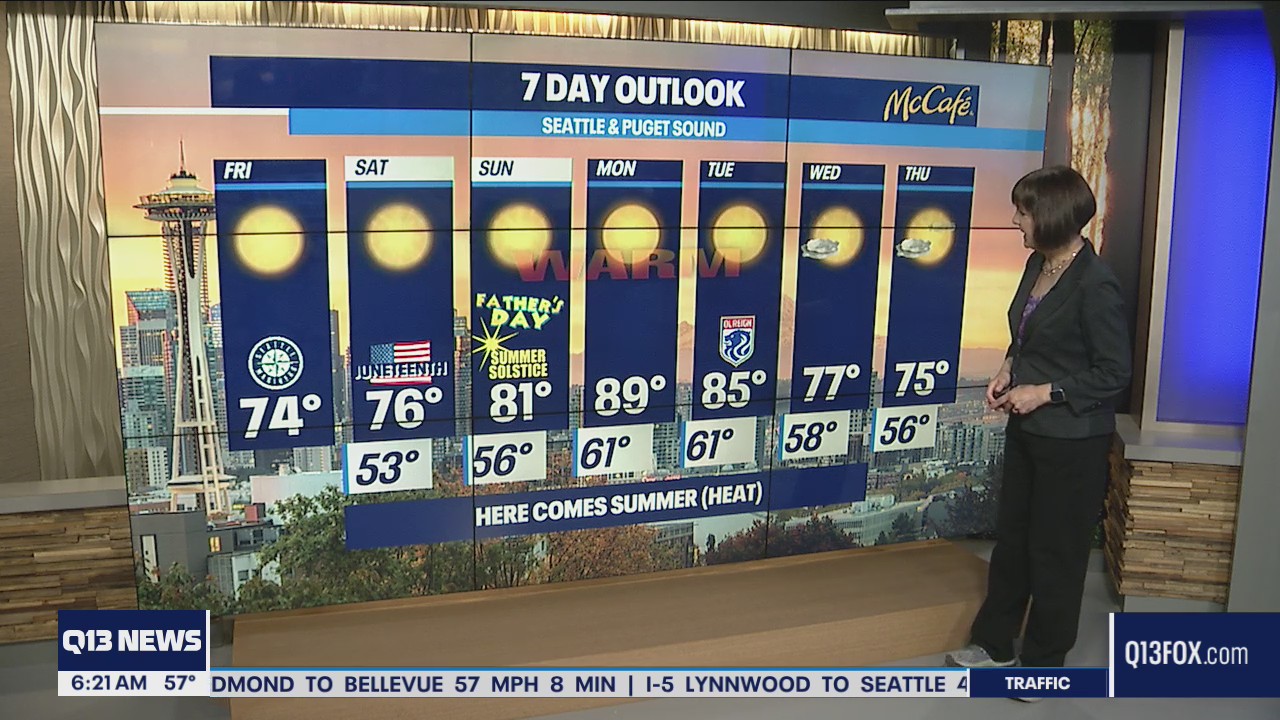 Temperatures could hit 90 on Monday