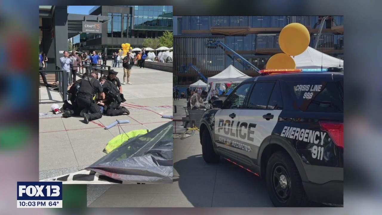 18 arrested after protest at Microsoft protest