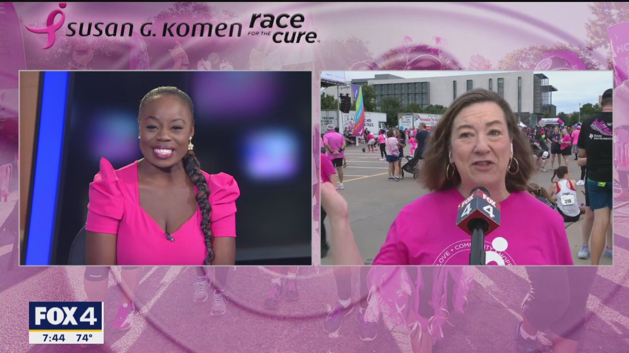 Hundreds participate in susan g komen breast cancer 5k walk