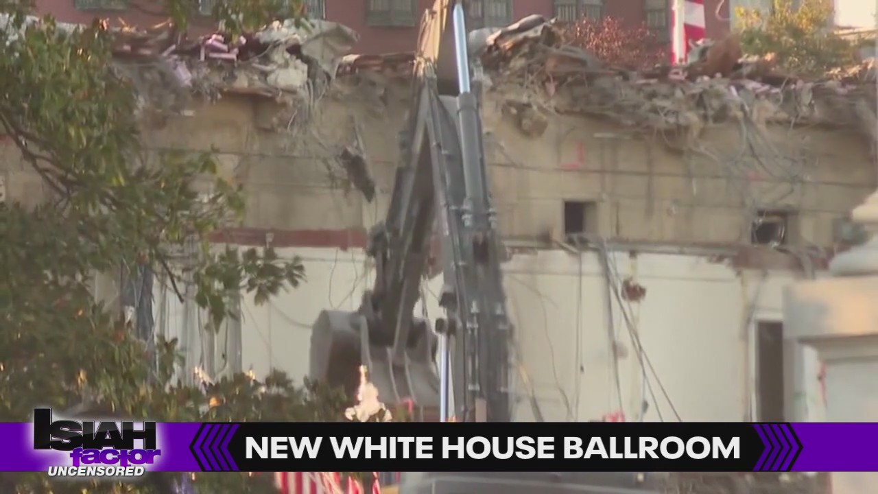Construction for White House ballroom underway