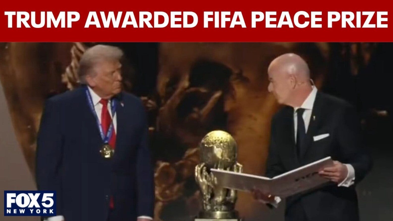 FULL: Trump wins inaugural FIFA peace prize