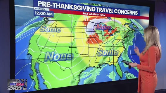 DC area weather one week ahead of Thanksgiving
