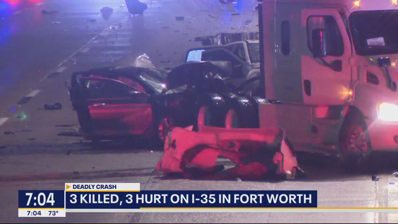 3 killed, 3 hurt in crash on I-35 in Fort Worth | FOX 4 Dallas-Fort Worth