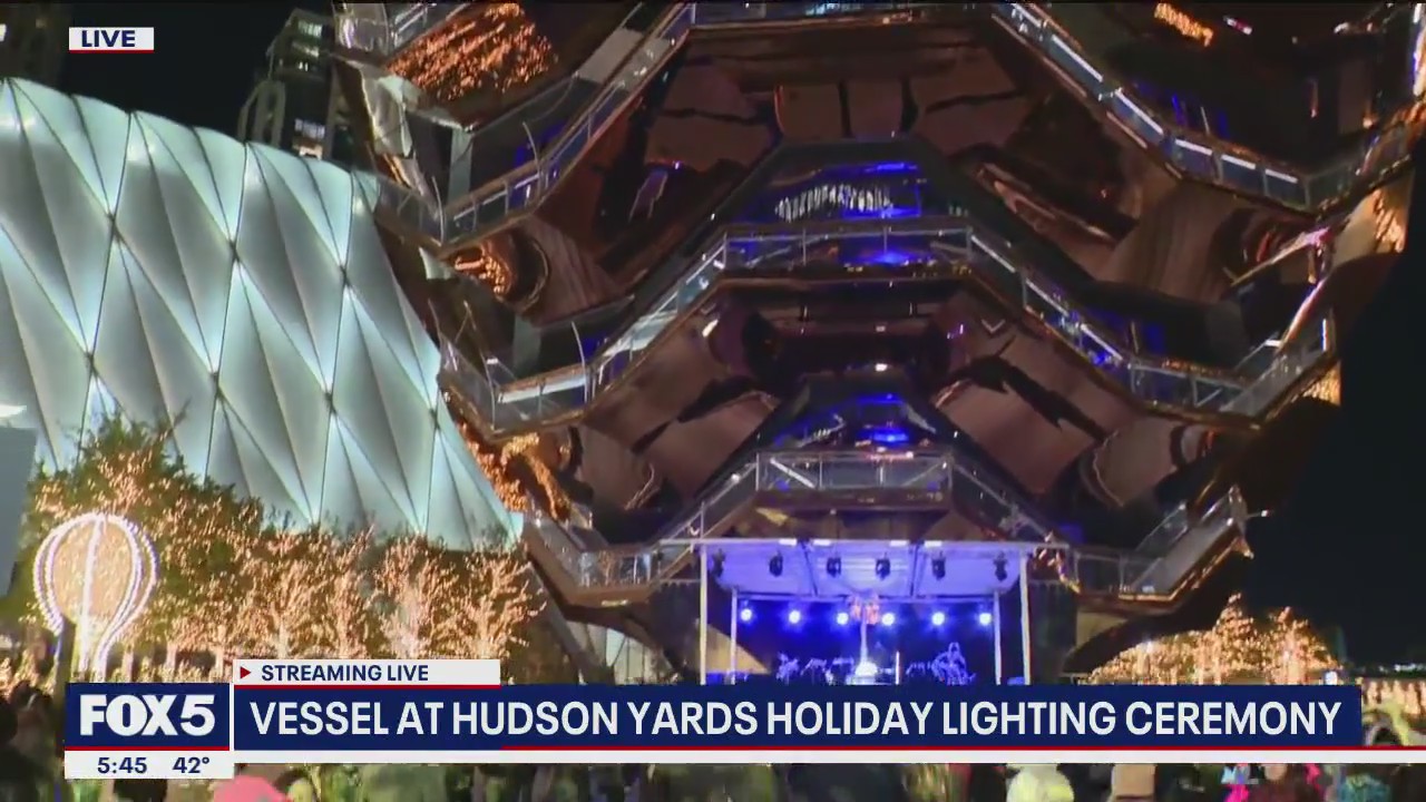 Hudson Yards transforms into a winter wonderland for the holidays