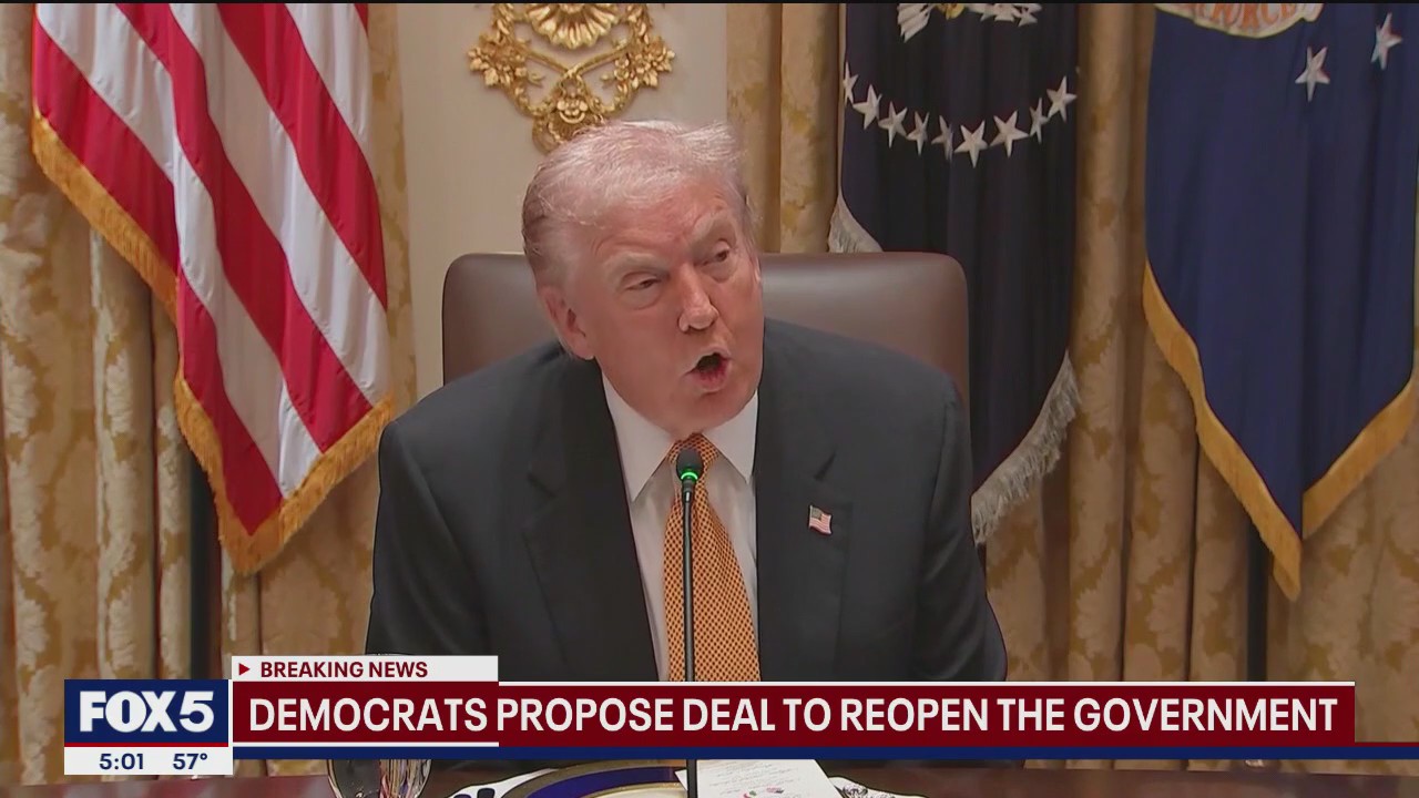 Democrats pitch new plan to reopen government as shutdown pain spreads