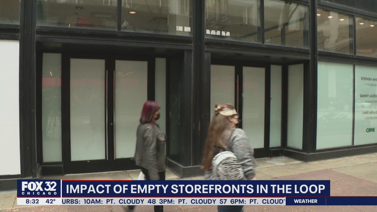 Empty storefronts litter Loop amid desolation brought on by pandemic