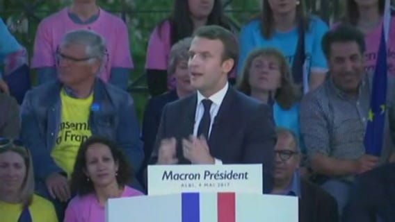 Centrist Emmanuel Macron becomes France's youngest president