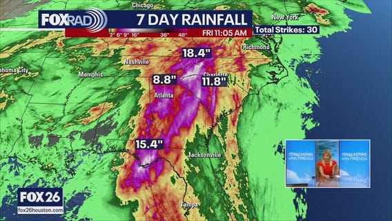 Hurricane Helene impacts in Florida, southeast US