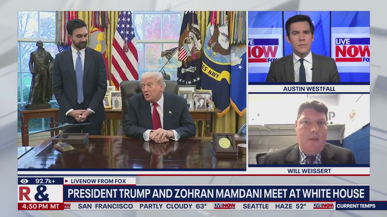 Trump, Mamdani meet in Oval Office