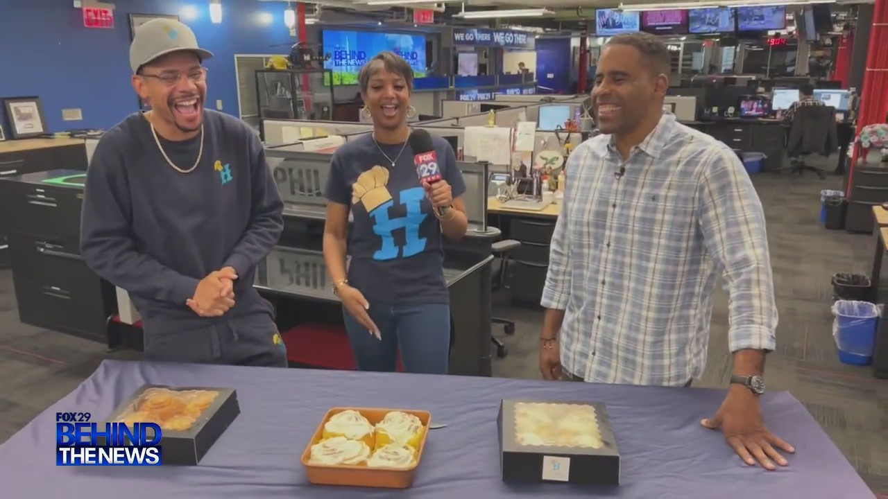 FOX 29 Behind The News: What's For Dinner? (Dessert Edition) - Hank's Cinnamon Buns