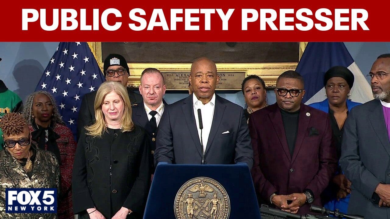 FULL: Adams, Tisch year-end public safety presser
