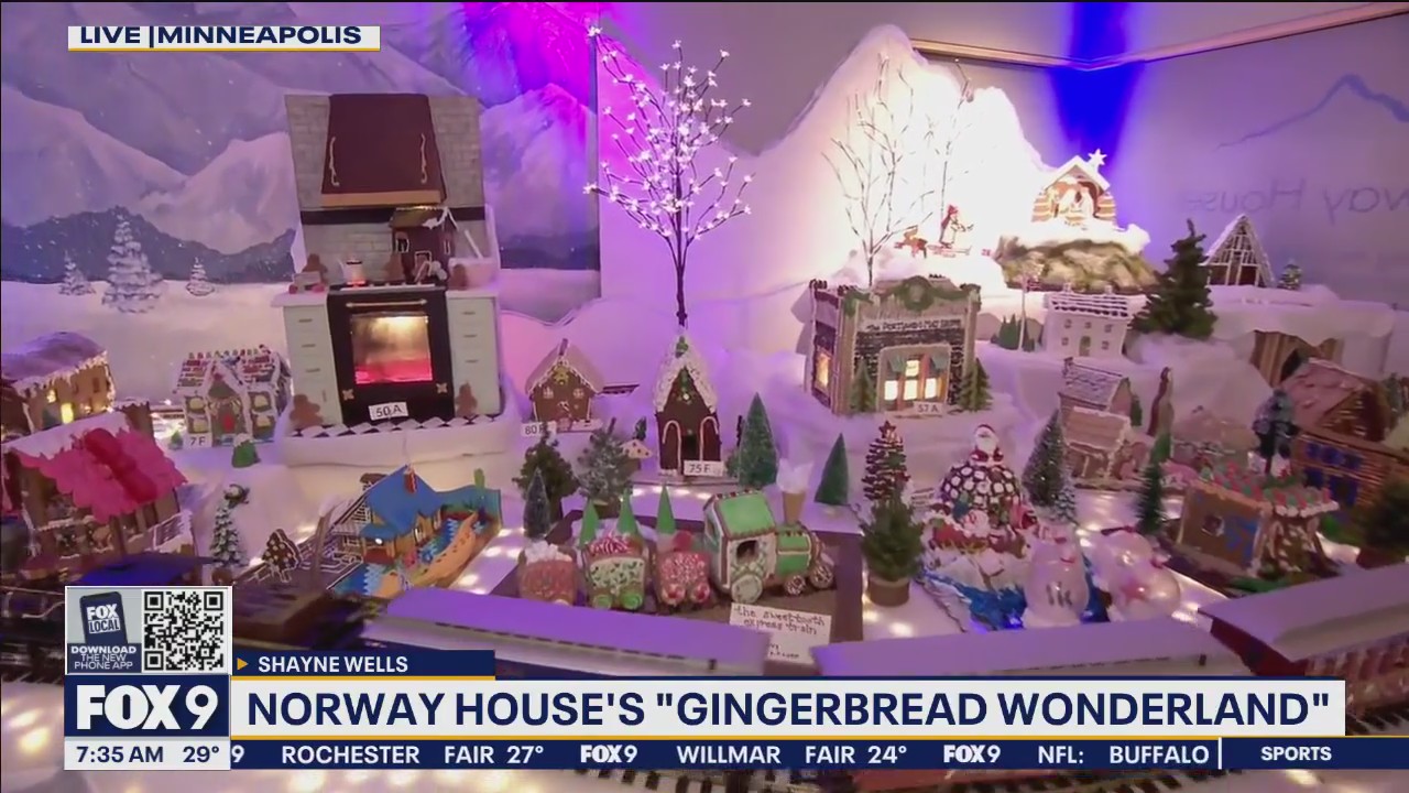 Gingerbread Wonderland opens at Norway House | FOX 9 Minneapolis