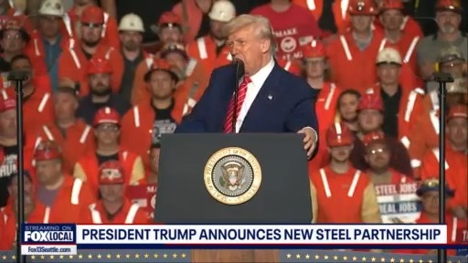 Trump announces new steel partnership