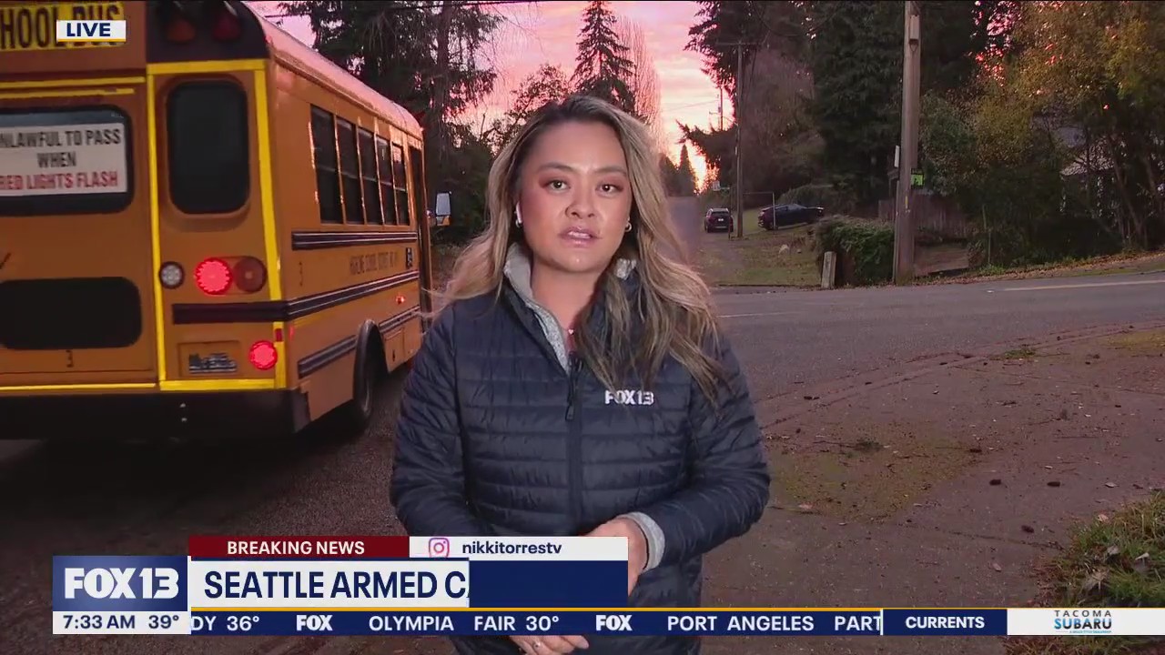 Seattle armed carjacking police chase ends in Burien, WA | FOX 13 Seattle