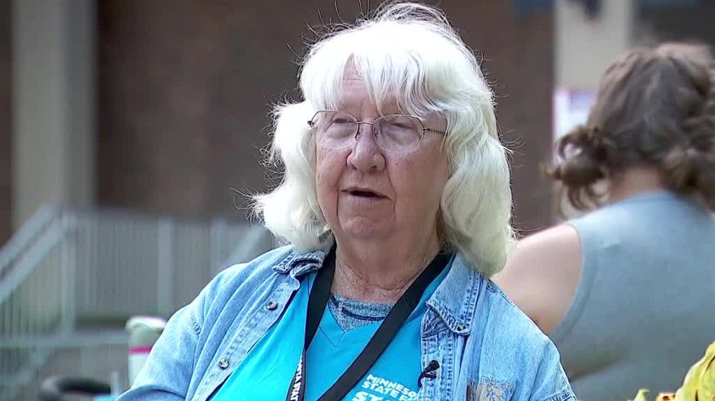One of the oldest ticket takers at the MN State Fair