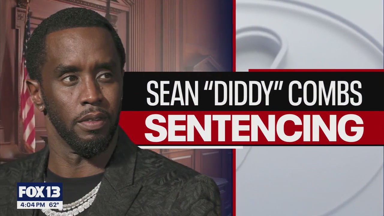 Sean 'Diddy' Combs sentenced to four years in prison for transporting women for prostitution