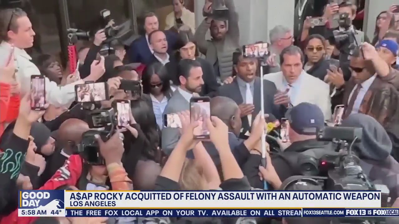A$AP Rocky found not guilty in felony assault trial