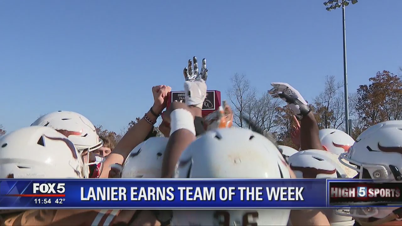 Lanier earns Team of the Week