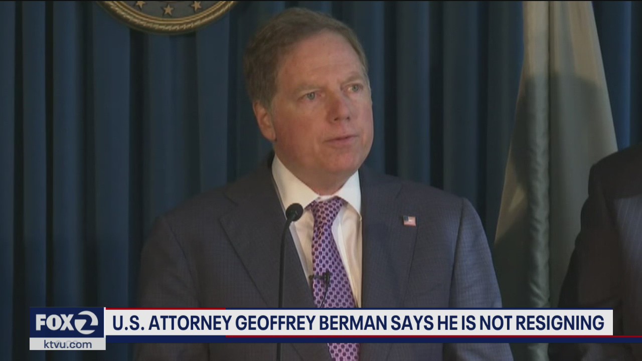 U.S Attorney Geoffrey Berman says he is not resigning