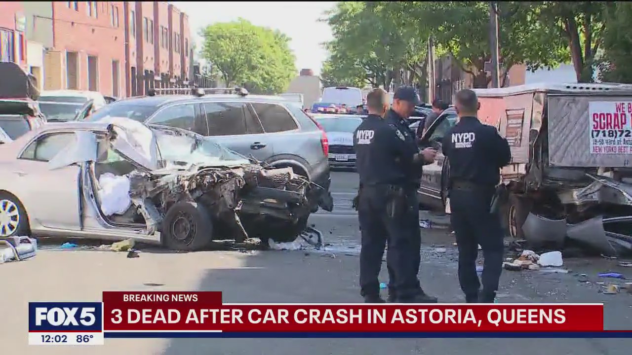 Police investigate Astoria crash that left 3 dead | FOX 5 New York