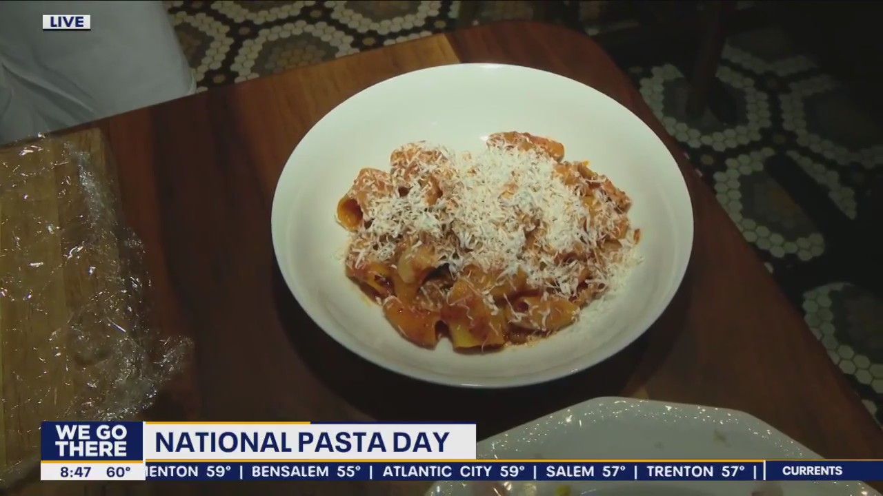 National Pasta Day: Philadelphia chef shows how to make pasta at home