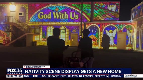 Nativity light display shut down in Satellite Beach finds new home