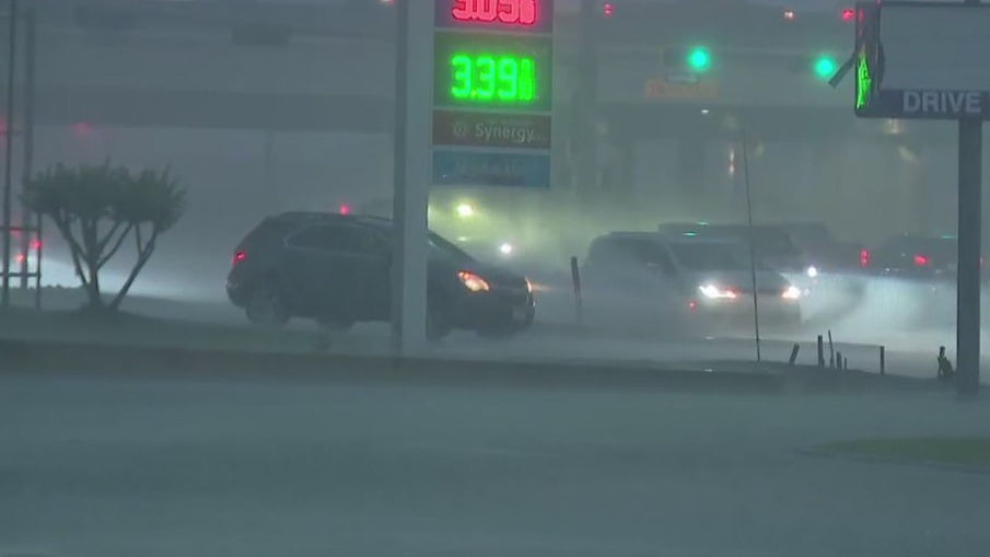 North Houston area experiences heavy rainfall