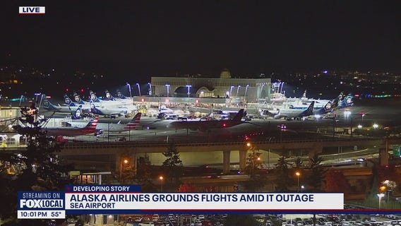 Alaska Airlines grounds flights amid IT outage