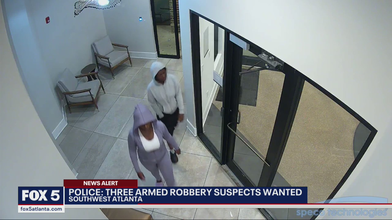 3 armed robbery suspects wanted, police say | FOX 5 Atlanta