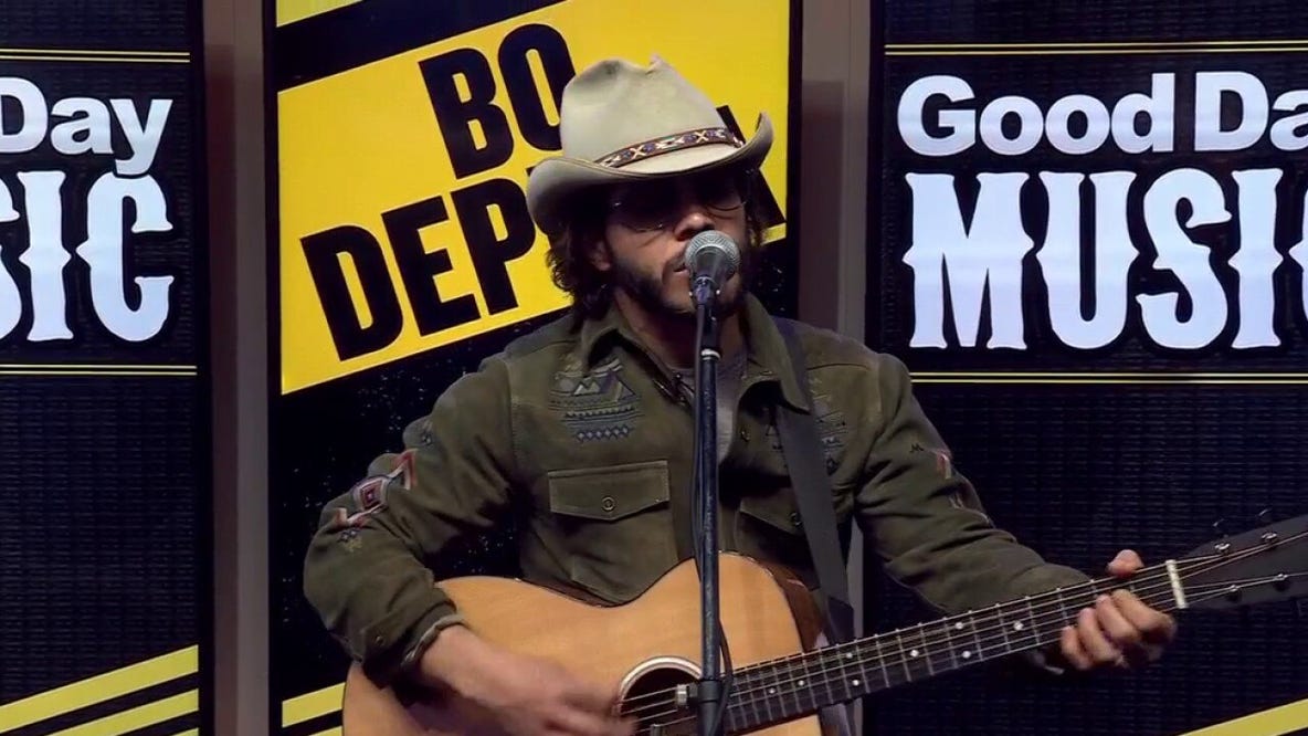 Bo DePeña performs in FOX 7 Austin studios