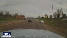 Video shows near-miss before wrong-way crash on I-35W