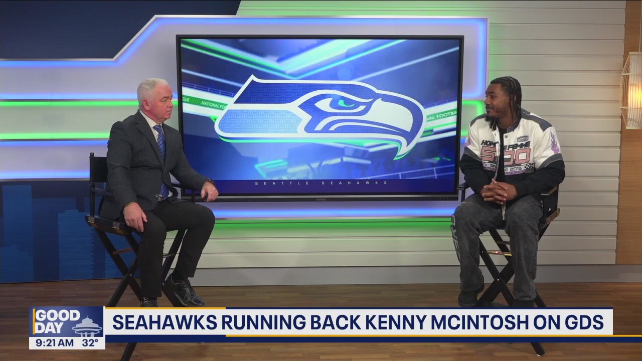 Seahawks RB Kenny McIntosh talks about Toys for Tots drive