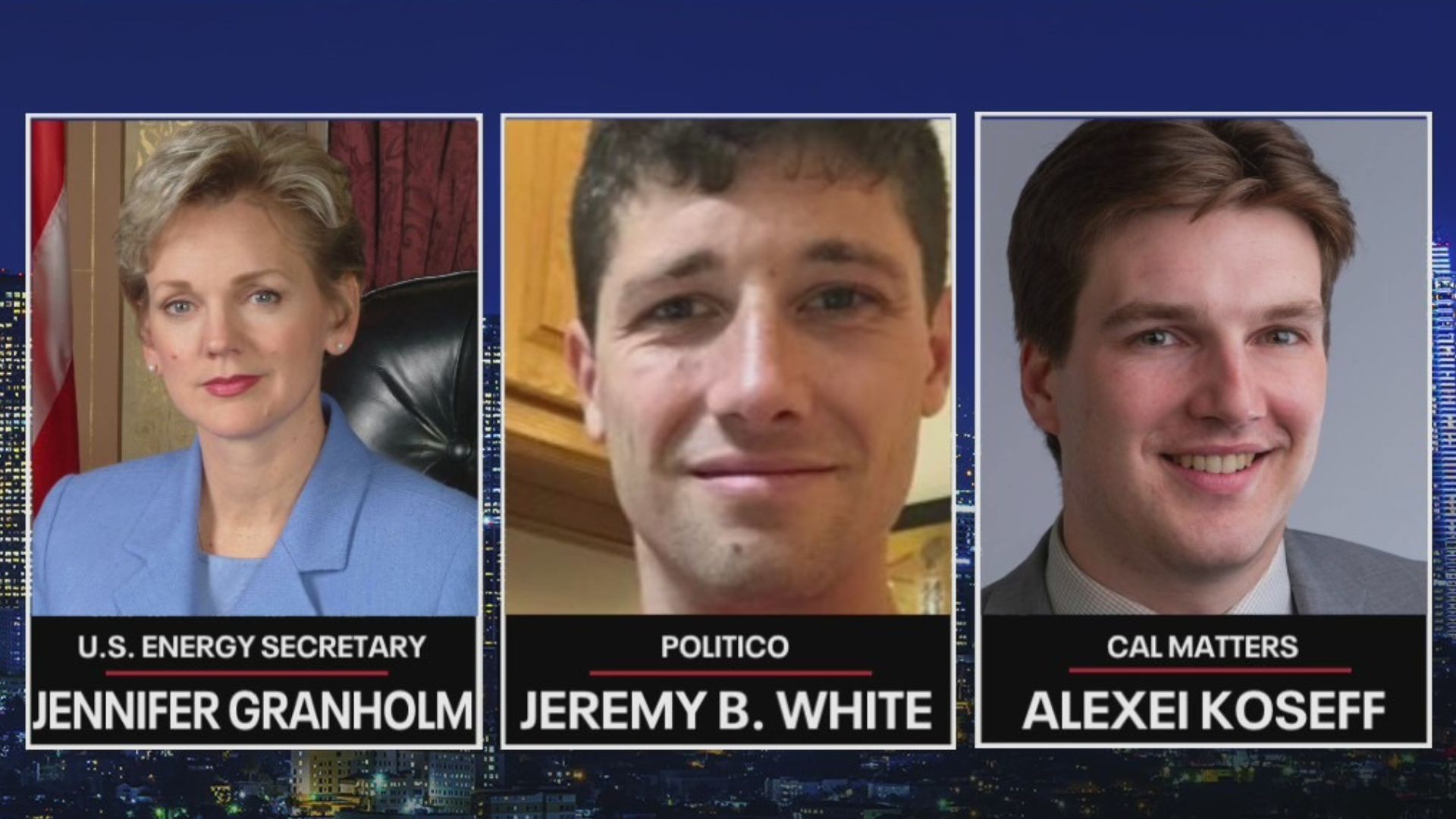 The Issue Is: Jennifer Granholm, Jeremy B. White and Alexei Kossef