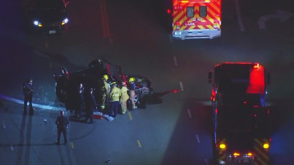Police chase ends in violent crash | FOX 11 Los Angeles