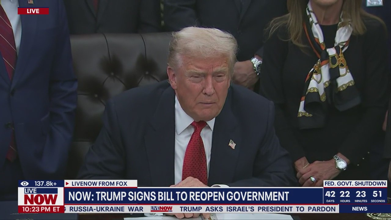 BREAKING: Trump signs funding bill, ending shutdown
