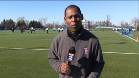 WATCH - Woody reports from Lions practice where they begin prep for the Bears on Sunday