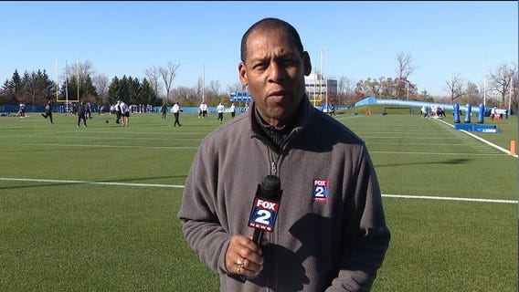 WATCH - Woody reports from Lions practice where they begin prep for the Bears on Sunday